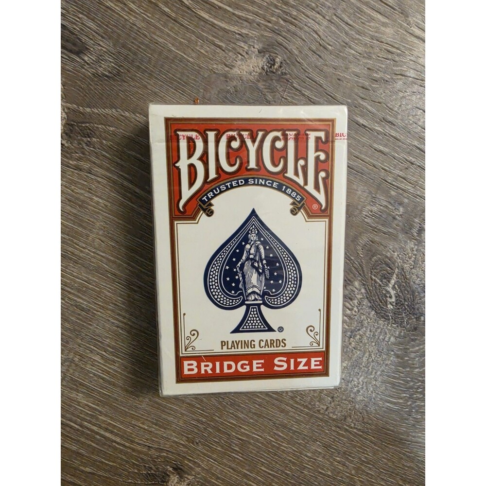 Bicycle Bridge Size Playing Cards Red New Sealed Deck Magic